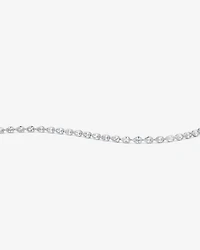 Bracelet Tennis en Zircon Cubique en Forme de Poire Serties en Chaton en Argent Sterling