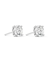 3,00 carats TW Boucles d’oreilles solitaires en diamants cultivés en laboratoire en or blanc 14 carats