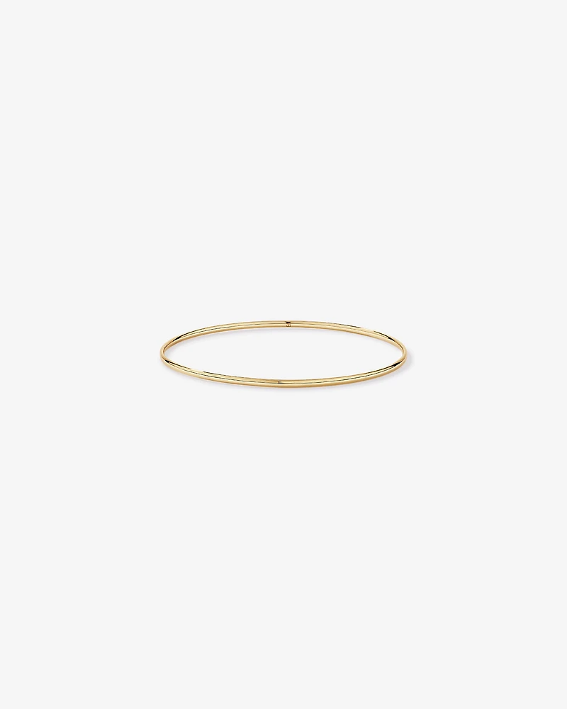 Jonc Rond Fin en Or Jaune 10 ct