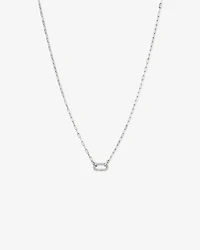 Luxe Links Paperclip Necklace in Sterling Silver
