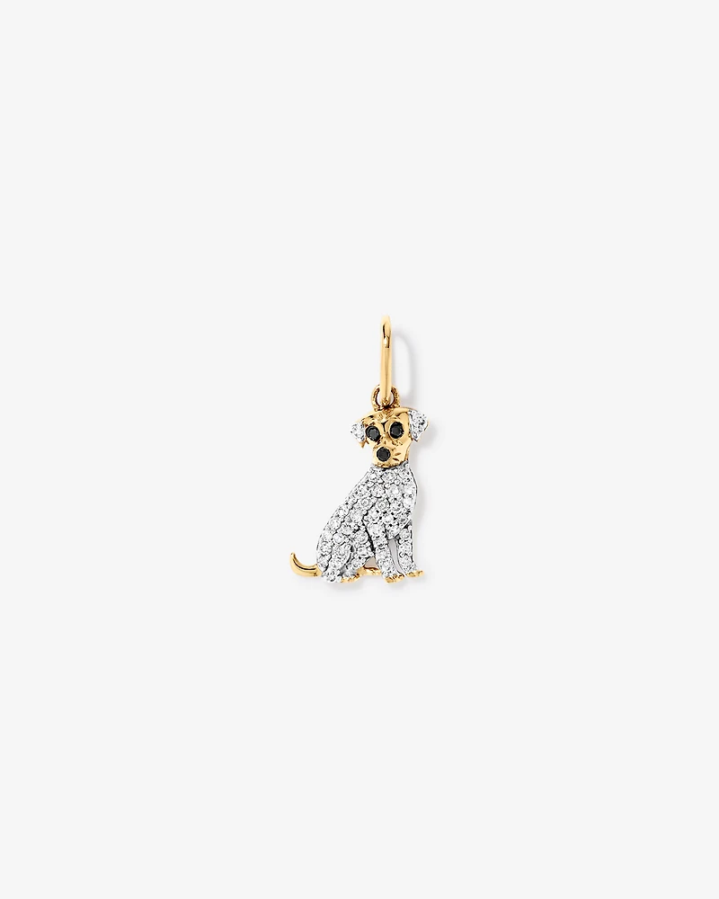 0.16TW Diamond Dog Pendant in 10kt Gold