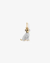 0.16TW Diamond Dog Pendant in 10kt Gold