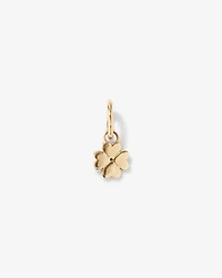 Diamond Accent Four Leaf Clover Pendant in 10kt Yellow Gold