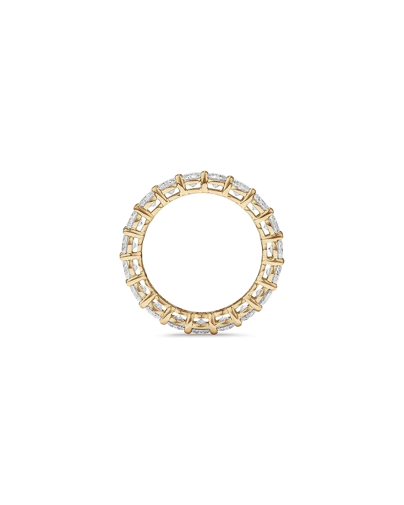 3.00 Carat TW Round Brilliant Laboratory-Grown Diamond Eternity Ring in 14kt Yellow Gold