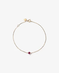 Bracelet with Ruby in 10kt Yellow Gold
