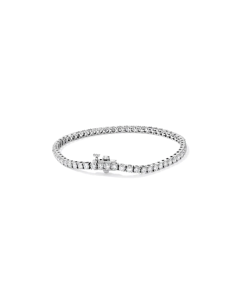 5.00TW Lab Diamond Tennis Bracelet in 10kt Gold