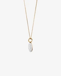 Pendentif Stardust en or jaune 10 K et rhodium avec diamants totalisant 0,55 ct