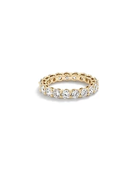 3.00 Carat TW Round Brilliant Laboratory-Grown Diamond Eternity Ring in 14kt Yellow Gold