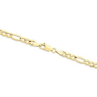 50cm (20") Hollow Figaro Chain in 10kt Yellow Gold