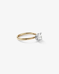 1.50 Carat TW Round Brilliant Signature 101 Solitaire Diamond Ring in 14kt Yellow & White Gold