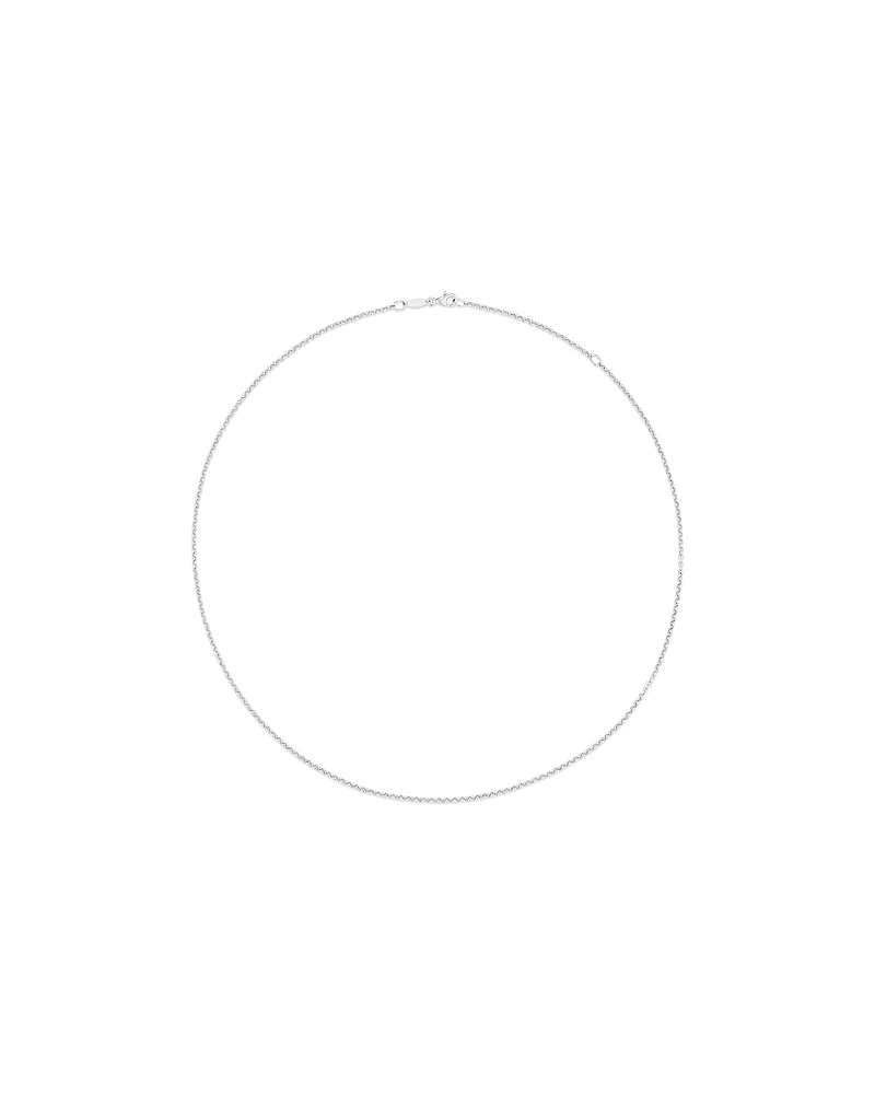 50cm (20") 1.8mm Width Belcher Chain Necklace in Sterling Silver