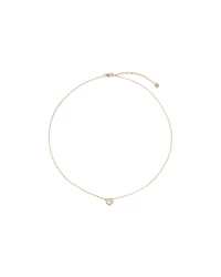 1.00 Carat TW Laboratory-Grown Diamond Heart Necklace  in 10kt Yellow Gold