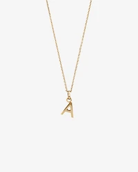 A Initial Pendant in 10kt Yellow Gold