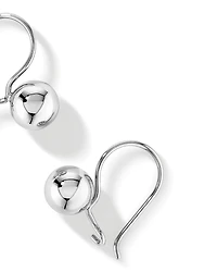 7mm Euroball Earrings in 10kt White Gold