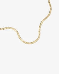 45cm (9") 8.87mm Flat Beveled Curb Chain in 10kt Yellow Gold