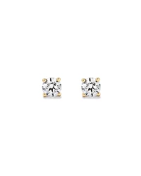 0.60 Carat TW Round Brilliant Laboratory-Grown Diamond Solitaire Stud Earrings in 10kt Yellow Gold