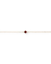 Bracelet with Garnet in 10kt Yellow Gold