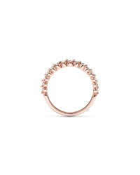 Wedding Ring with 0.34 Carat TW of Diamonds in 14kt Rose Gold