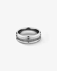 Men's Ring in Grey Sapphire Tungsten