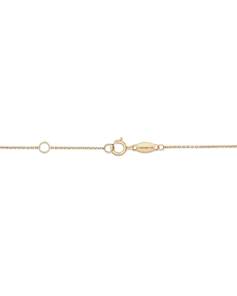 19cm (7.5") A Initial Bracelet in 10kt Yellow Gold