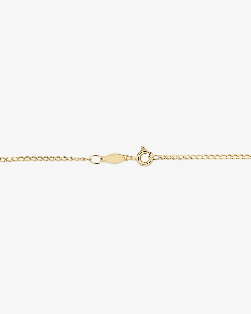 50cm (20") Curb Chain in 10kt Yellow Gold
