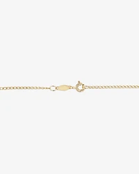 50cm (20") Curb Chain in 10kt Yellow Gold