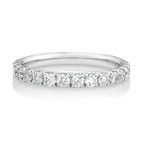 Evermore Wedding Band with 0.75 Carat TW Diamonds in 14kt White Gold