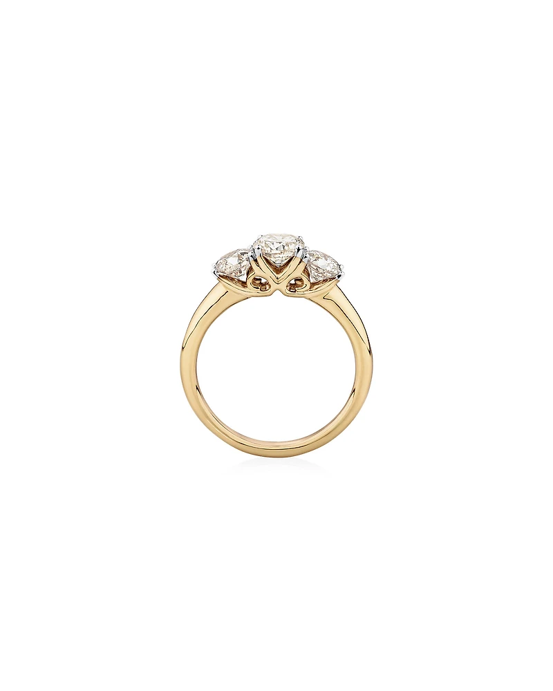 Engagement Ring with 0.78 Carat TW of Diamonds in 14kt White Gold