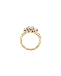 Engagement Ring with 0.78 Carat TW of Diamonds in 14kt White Gold