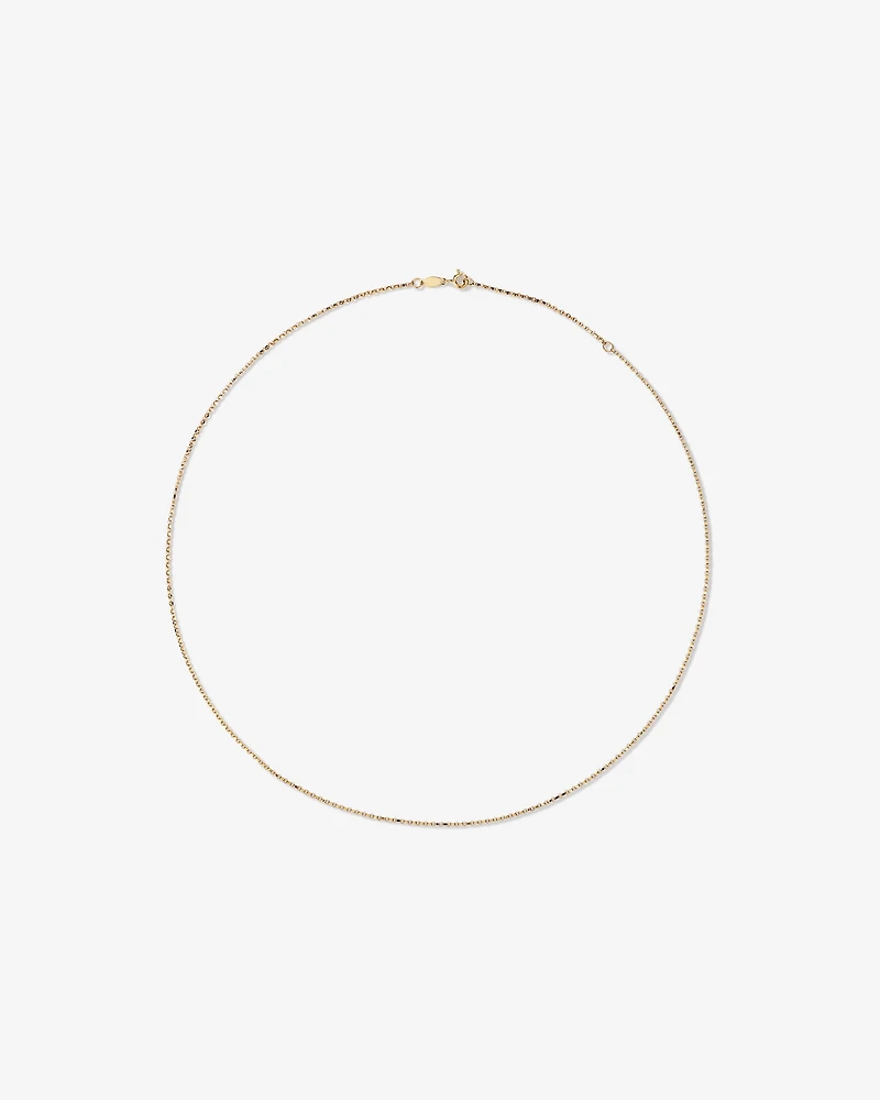 55cm (22") Belcher Chain in 10kt Yellow Gold