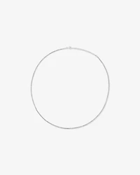 50cm (20") 1.82mm Width Round Box Chain Necklace in Sterling Silver