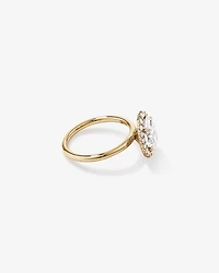 2.34 Carat TW Oval Cut Laboratory-Grown Diamond Halo Engagement Ring in 14kt Yellow Gold