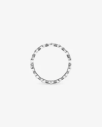 Signature Connect Curve Diamond Ring in Sterling Silver