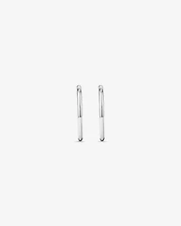 12mm Sleeper Earrings in 10kt White Gold