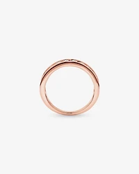 1.00 Carat TW Channel Set Round Brilliant Laboratory-Grown Diamond Wedding Ring in 14kt Rose Gold