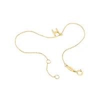19cm (7.5") H Initial Bracelet in 10kt Yellow Gold