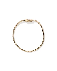 0.68 Carat TW Diamond and Created Emerald Tennis Bracelet in 10kt Yellow Gold