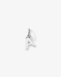 Letter A Initial Pendant in Sterling Silver