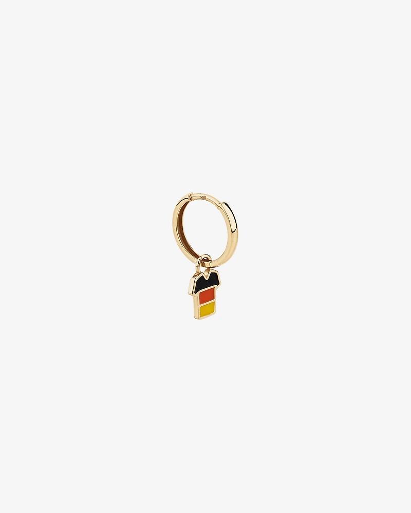 Germany Jersey Earring Charm in 18Kt Vermeil