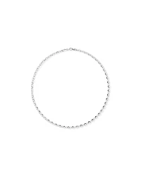 Collier à chaîne Belcher ovale de 50 cm (20 po) de 4,6 mm de largeur en argent sterling