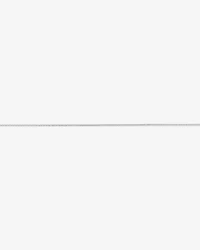19cm (7.5") 1.1mm Fine Curb Bracelet in Sterling Silver