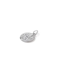Diamond Accent Taurus Zodiac Pendant in Sterling Silver