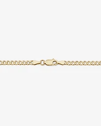 60cm (24") 3mm-3.5mm Width Curb Chain in 10kt Yellow Gold