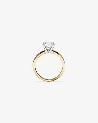 2.00 Carat TW Round Brilliant Lab-Grown Diamond Solitaire Engagement Ring 14kt Yellow and White Gold