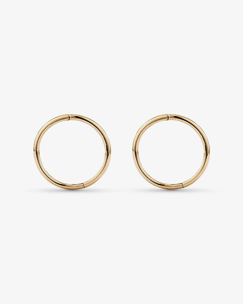 12mm Sleepers in 10kt Yellow Gold
