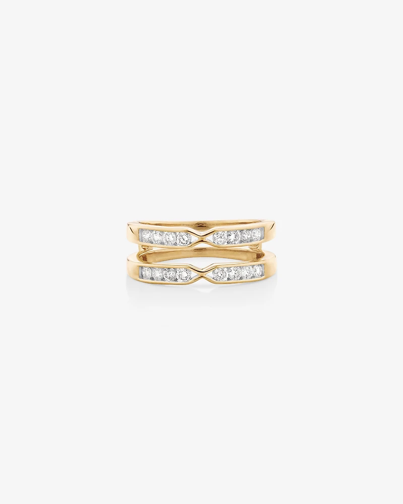 Enhancer Ring with 1/2 Carat TW of Diamonds in 14kt Yellow Gold