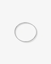5.5mm-6mm Oval Bangle in Sterling Silver