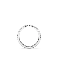 Carat TW Round Brilliant Claw-Set Wedding Band in 18kt White Gold