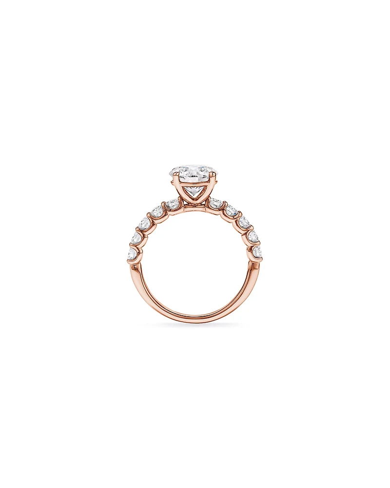 2.75TW Round Brilliant Laboratory-Grown Diamond Engagement Ring 14kt Rose Gold