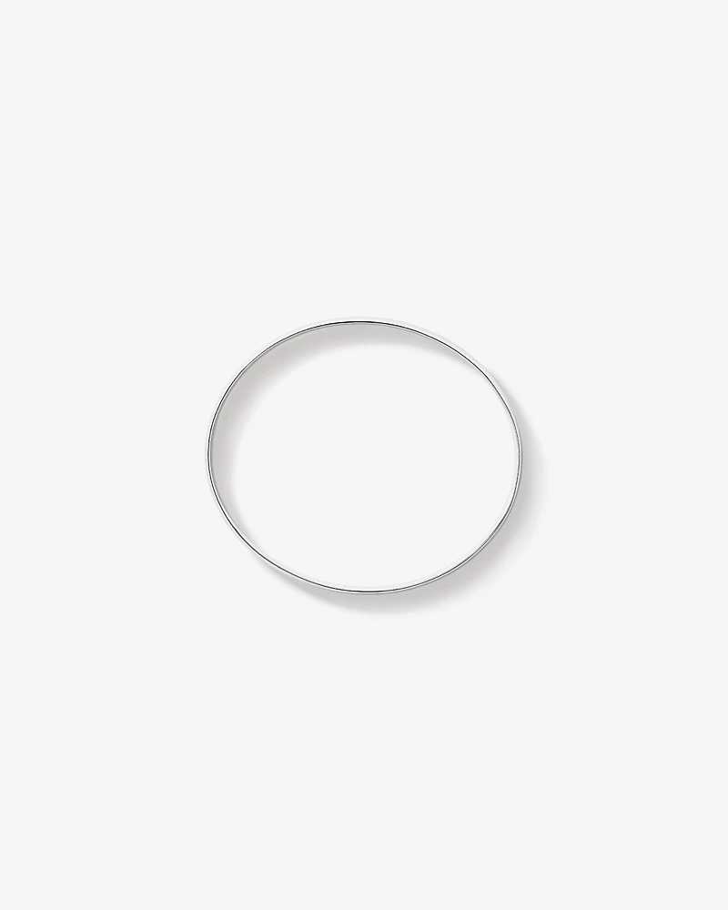 7.5mm-8mm Oval Bangle in Sterling Silver